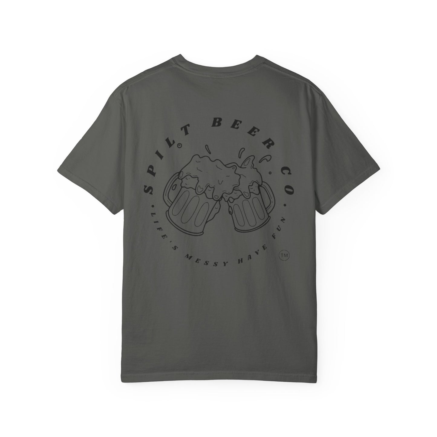 Spilt Beer Graphic Tee/Black Logo