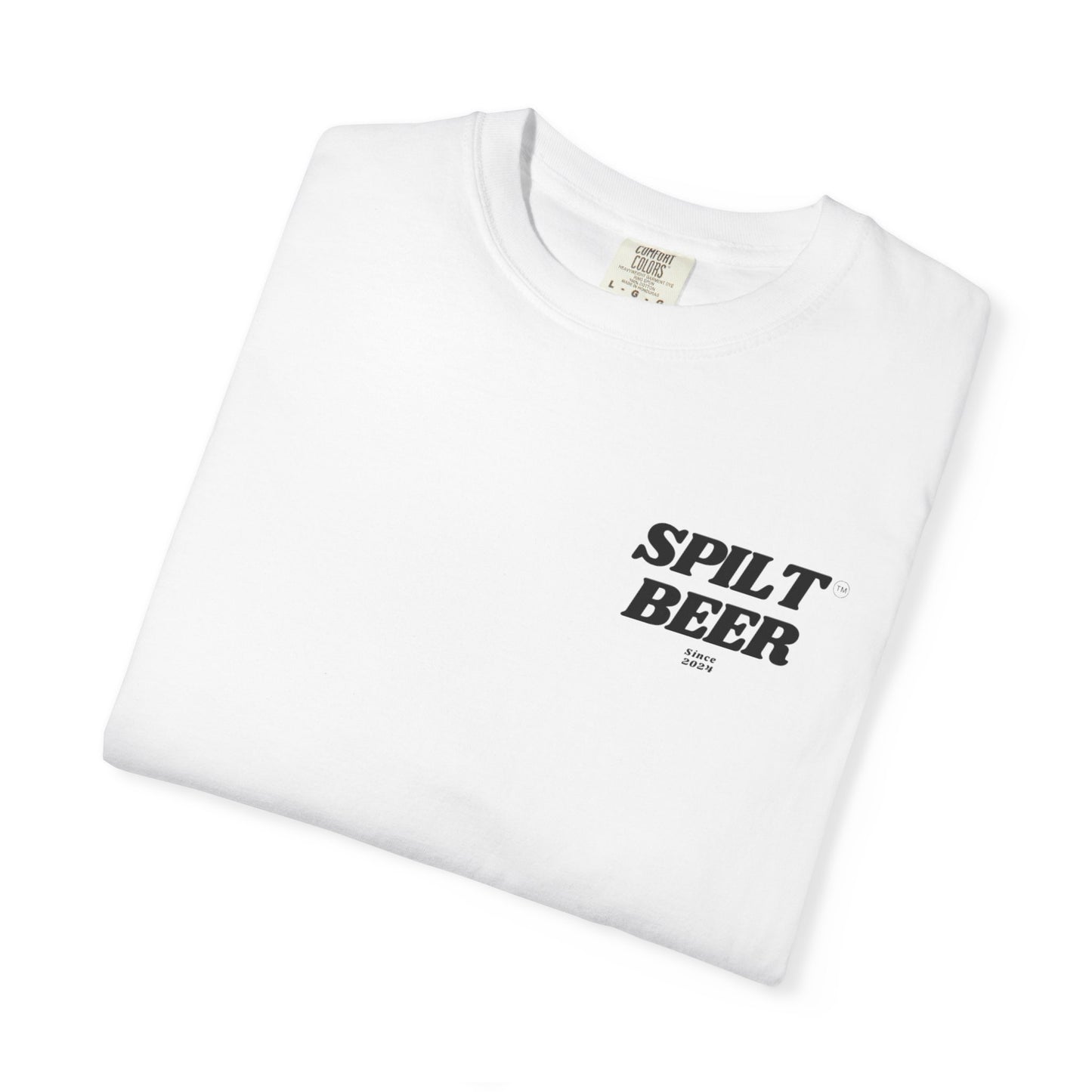 Spilt Beer Graphic Tee/Black Logo