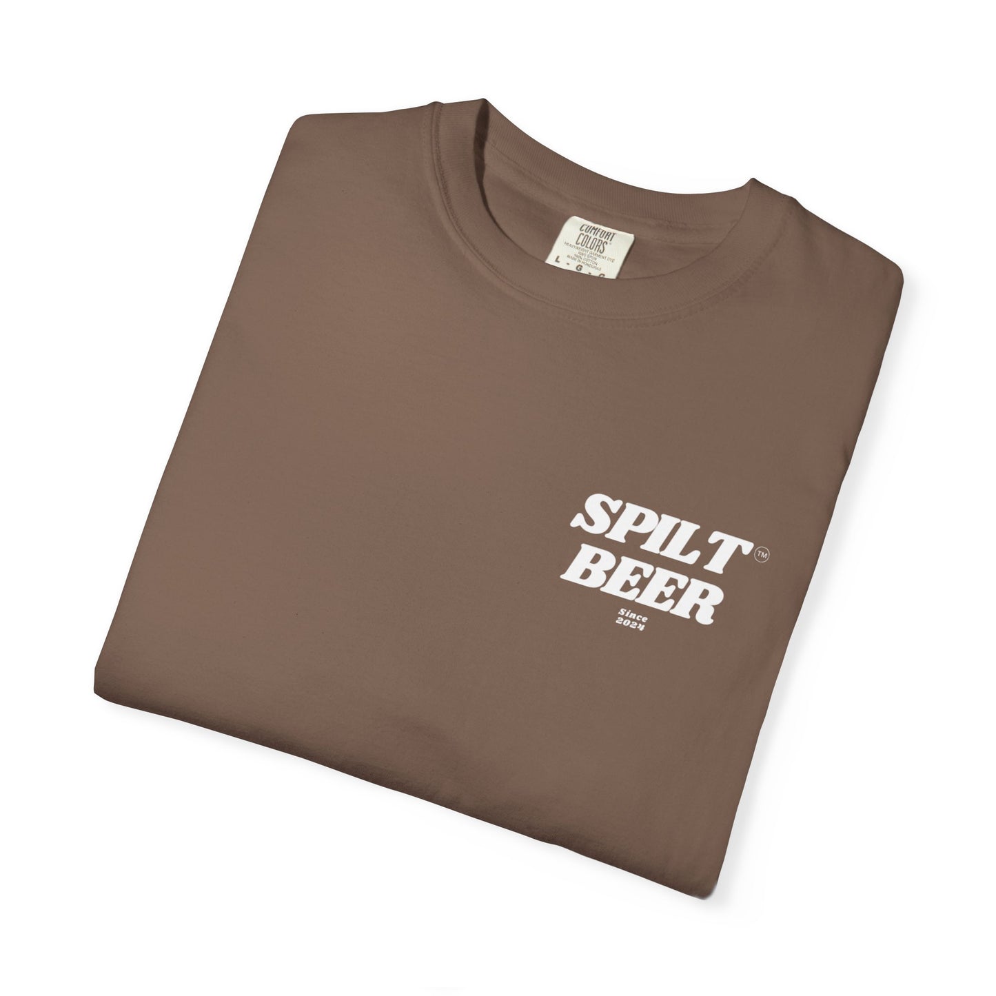 Spilt Beer Graphic Tee/White Logo