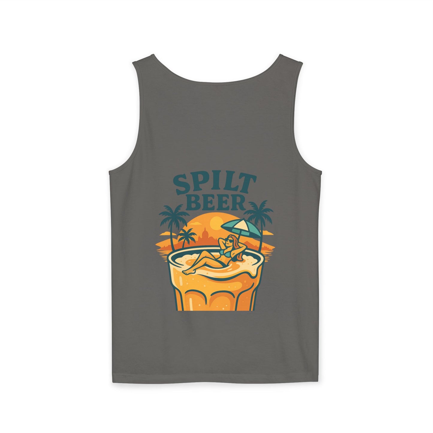 Unisex Spilt Beer Tank Top