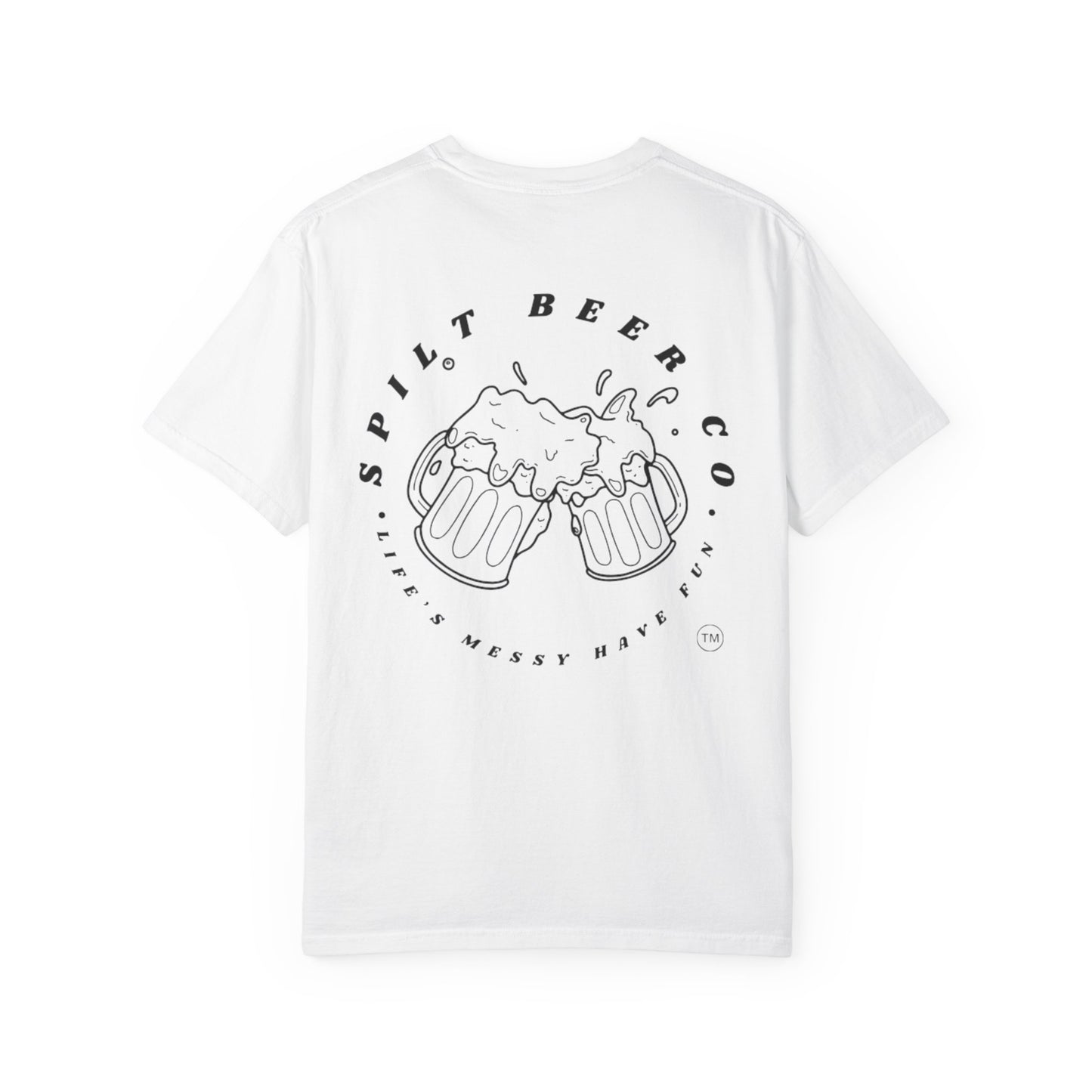 Spilt Beer Graphic Tee/Black Logo