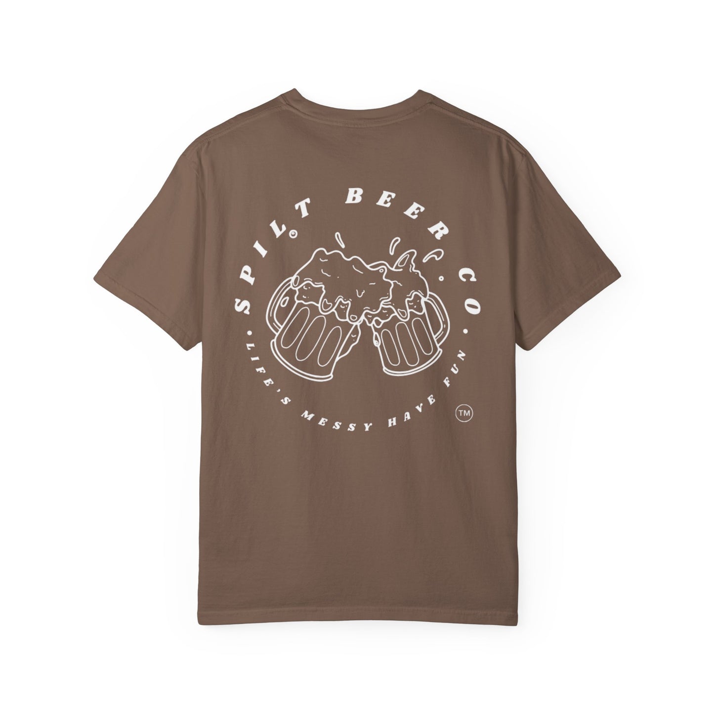Spilt Beer Graphic Tee/White Logo
