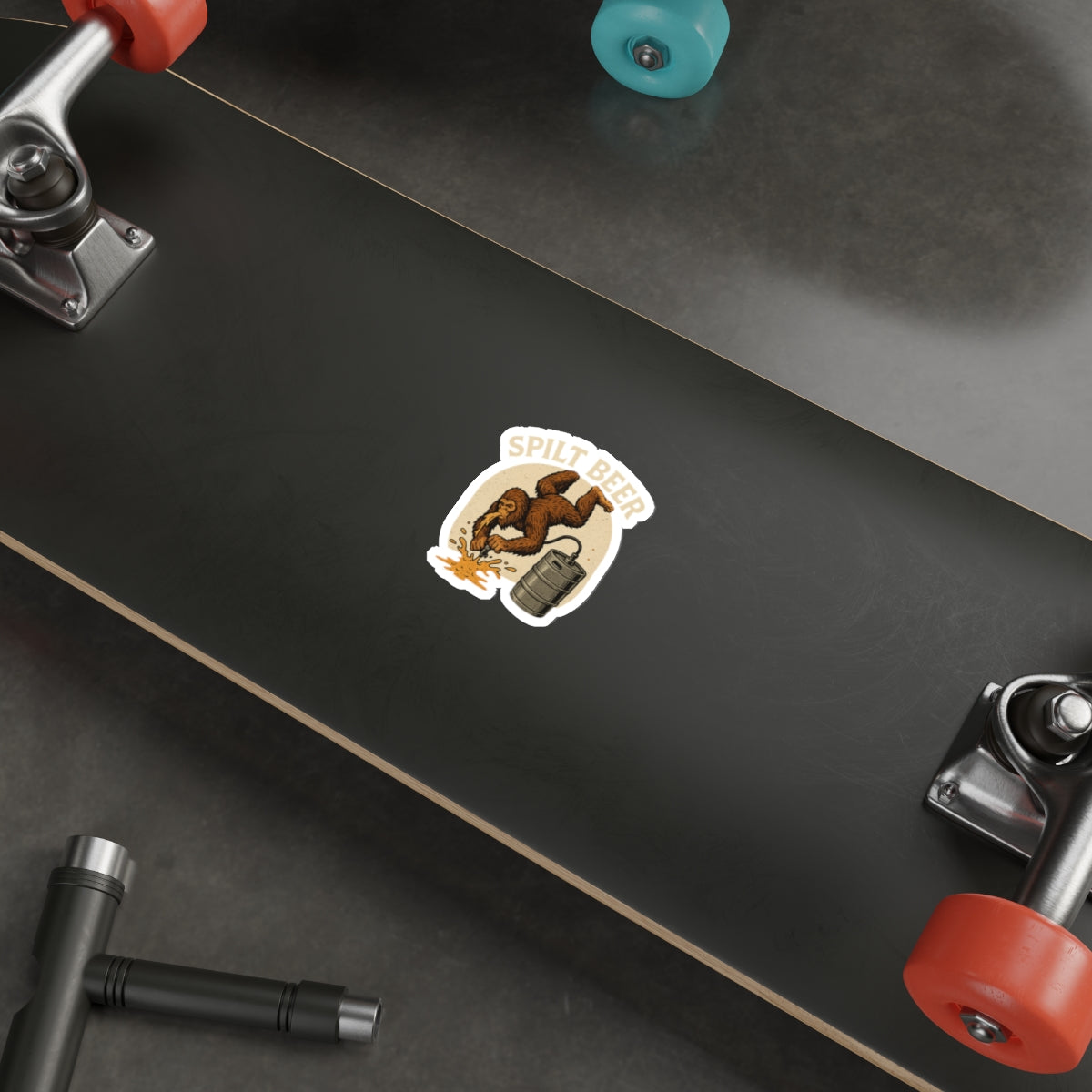 Bigfoot Spilt Beer Sticker