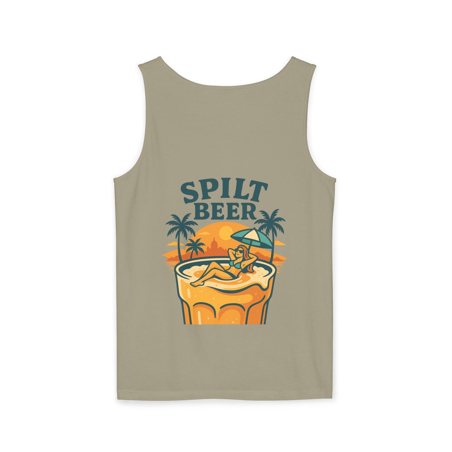 Unisex Spilt Beer Tank Top