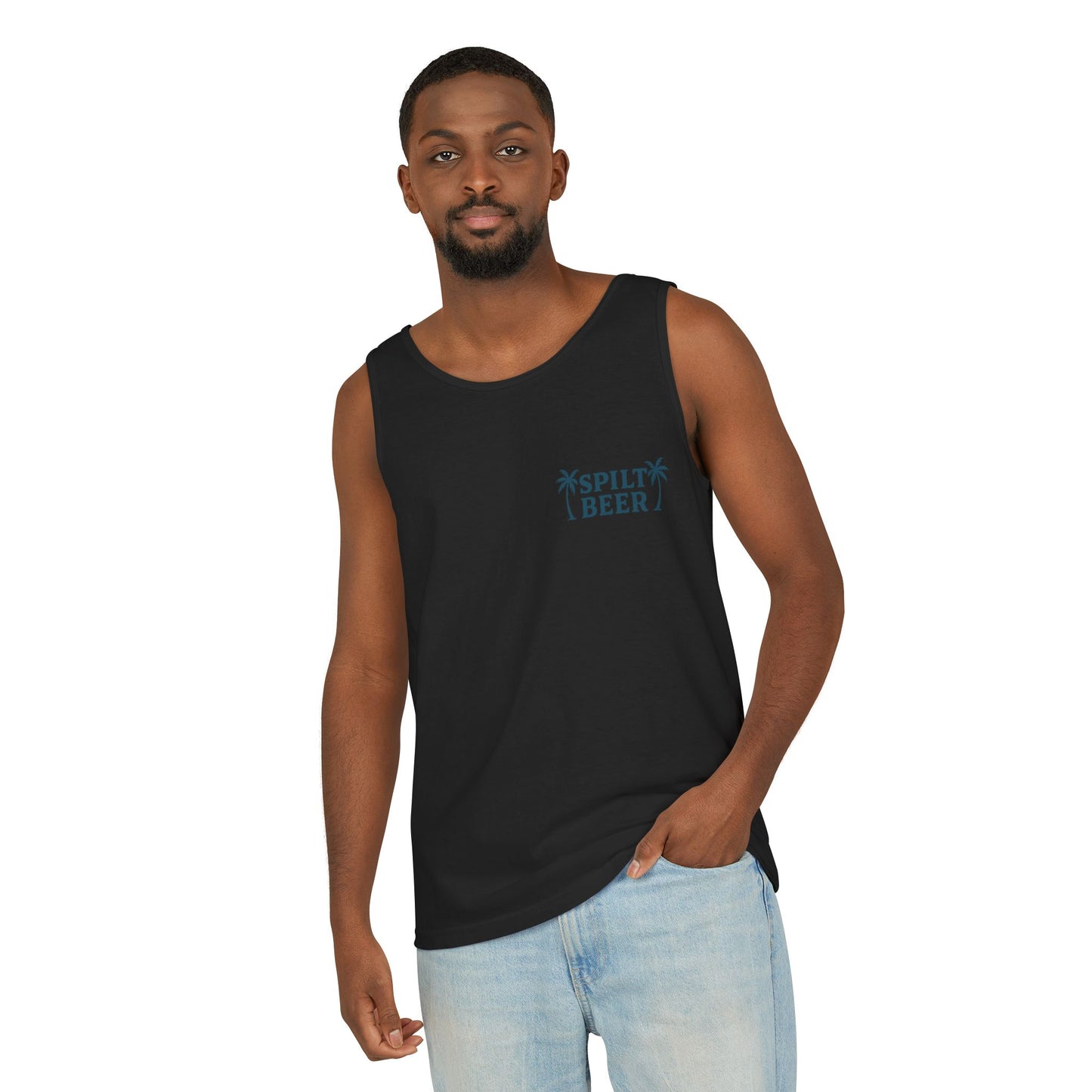 Unisex Spilt Beer Tank Top