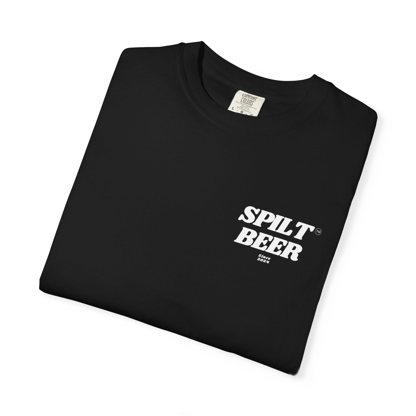 Spilt Beer Graphic Tee/White Logo