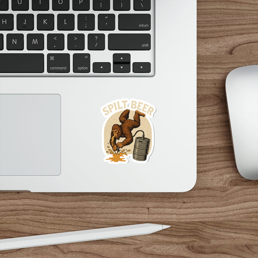 Bigfoot Spilt Beer Sticker