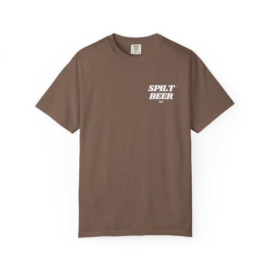 Spilt Beer Graphic Tee/White Logo